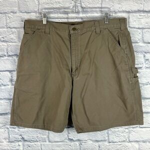 Vintage Carhartt Men B144 LBR Shorts‎ Canvas Carpenter Utility Workwear Size 40